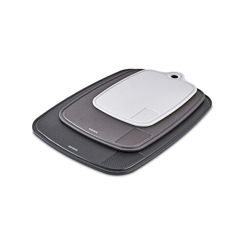 Karaca Triocut 3'lü Kesme Tahtası Gri