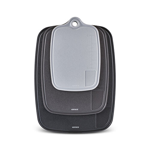 Karaca Triocut 3'lü Kesme Tahtası Gri