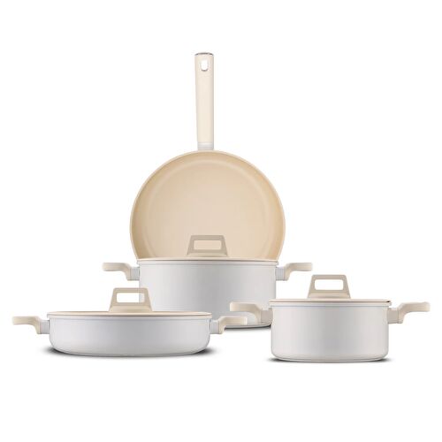 Jumbo Clermont 7 Parça İndüksiyon Tabanlı Tencere Seti