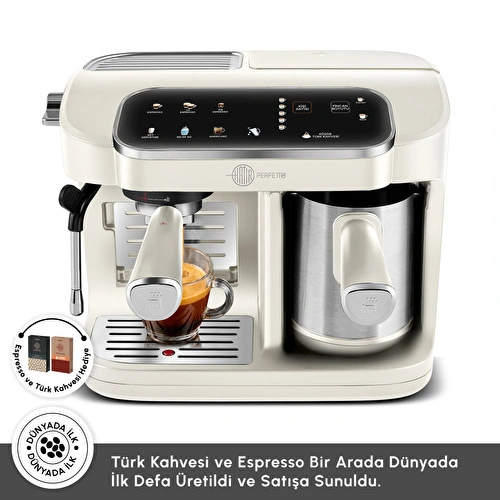 Karaca Hatır Perfetto Espresso ve Türk Kahvesi Makinesi Starlight Karaca Hatır Perfetto Espresso ve Türk Kahvesi Makinesi Starlight