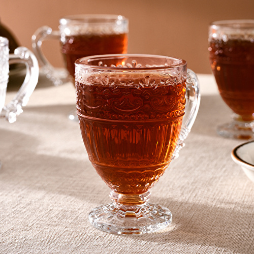 Karaca Leyla 4 Kişilik Çay Fincan Seti 190 ml