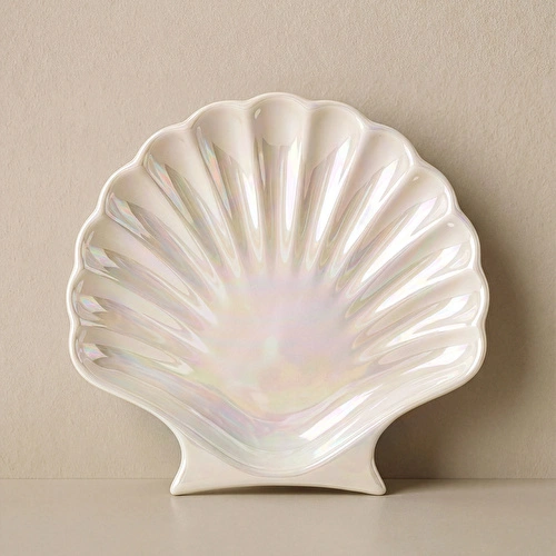 Karaca İstiridye Lüsterli Servis Tabağı 25 cm