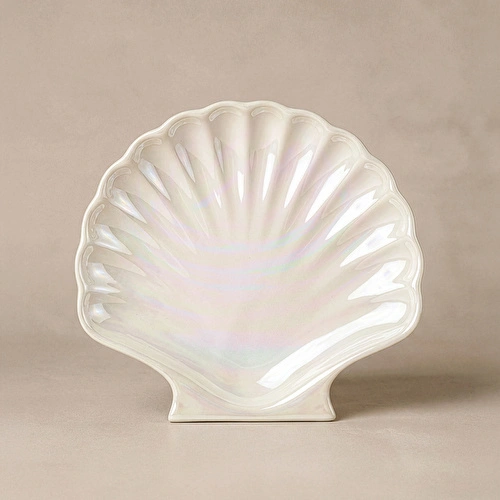 Karaca İstiridye Lüsterli Pasta Tabağı 20 cm