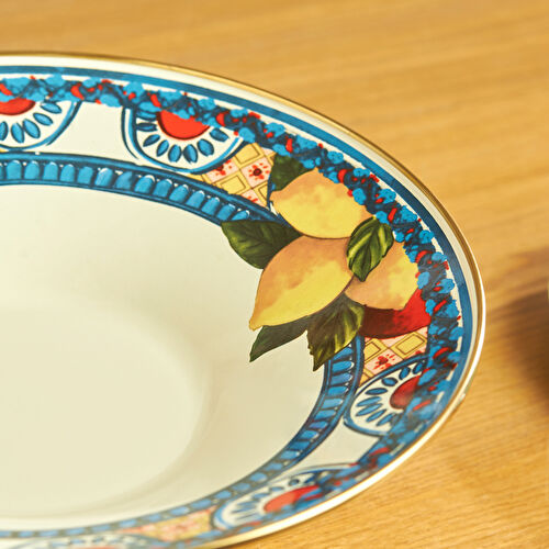 Karaca Amalfi Emaye Ayaklı Meyvelik 30 cm