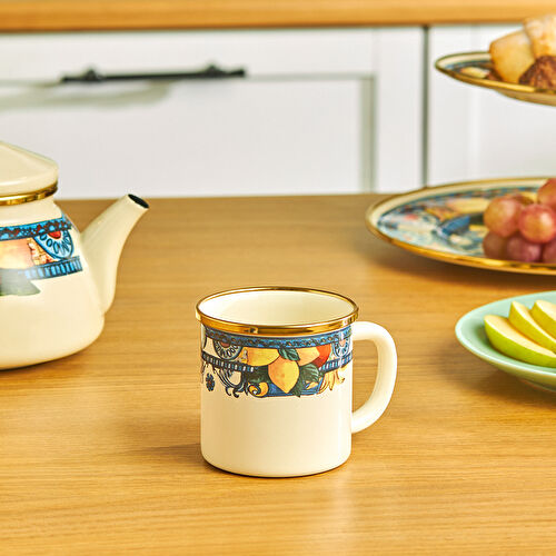 Karaca Amalfi Emaye Kupa 350 ml 