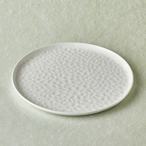 Karaca x Refika Bembeyaz Yuvarlak Servis Tabağı 28 cm