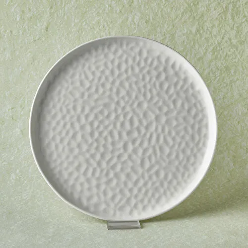 Karaca x Refika Bembeyaz Yuvarlak Servis Tabağı 28 cm