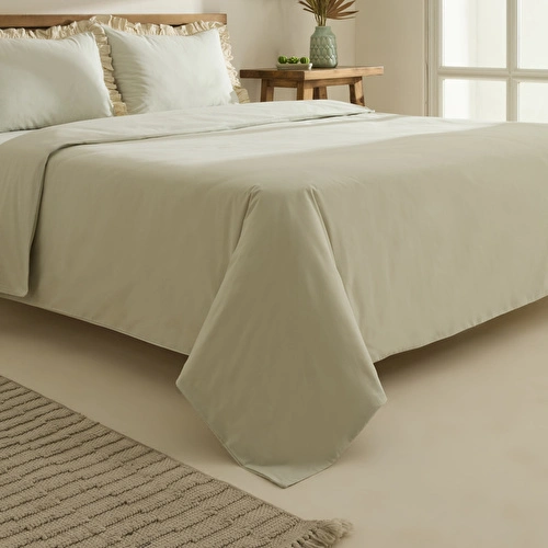 Kaşmir Home Lisa %100 Pamuk Çift Kişilik Nevresim Takımı Adaçayı