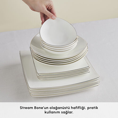 Karaca Stream Bone Jüpiter 53 Parça 12 Kişilik Yemek Takımı Gold Karaca Stream Bone Jüpiter 53 Parça 12 Kişilik Yemek Takımı Gold