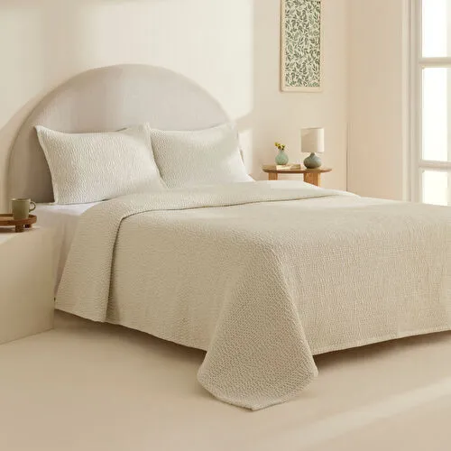 Karaca Home Linda Çift Kişilik Yatak Örtüsü Mint