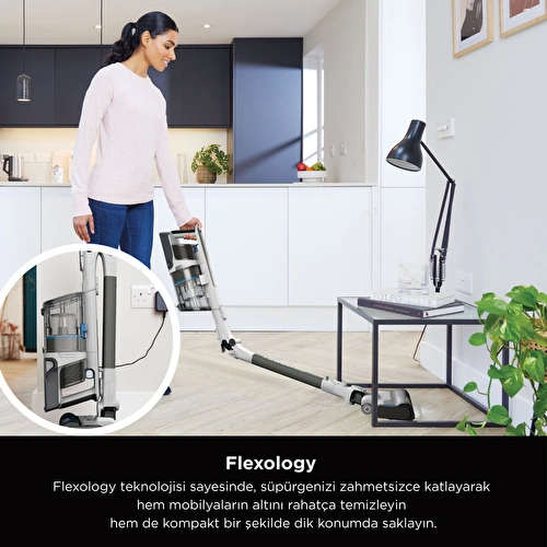 Shark PowerPro Turbo Başlıklı Şarjlı Dikey Süpürge