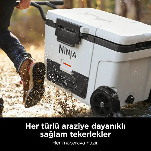 Ninja FrostVault Tekerlekli Cooler 42 Litre Beyaz Ninja FrostVault Tekerlekli Cooler 42 Litre Beyaz