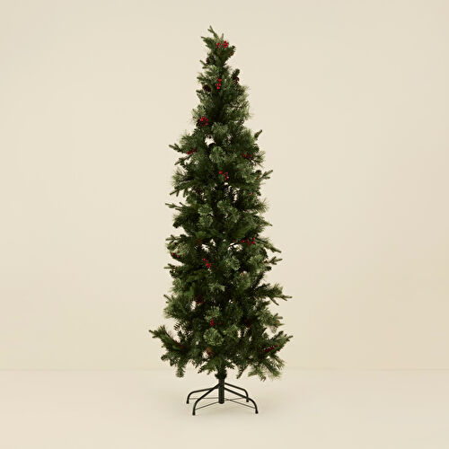 Karaca Home New Year Yılbaşı Karlı Kokina ve Kozalaklı Yılbaşı Çam Ağacı 210 cm 996 Dal