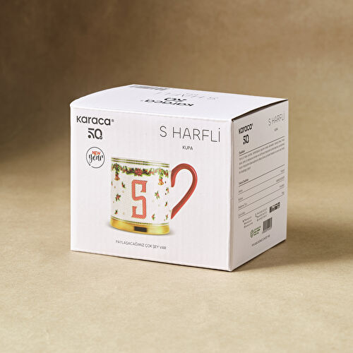 Karaca New Year Yılbaşı Petek S Harfli Kupa 330 ml Karaca New Year Yılbaşı Petek S Harfli Kupa 330 ml