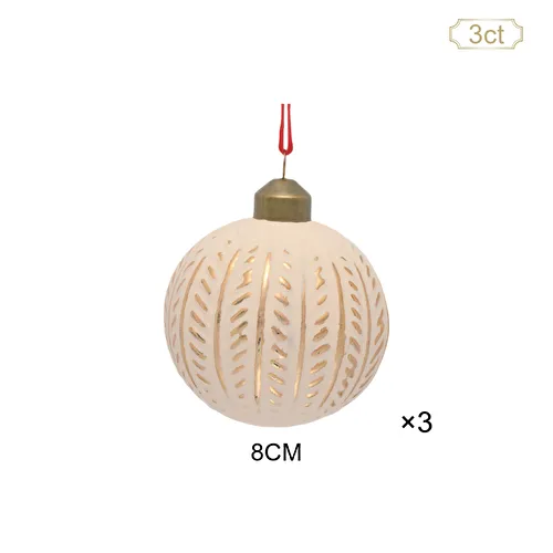 Karaca Home New Year Yılbaşı Shining 3 Adet Ağaç Süsü Seti Karaca Home New Year Yılbaşı Shining 3 Adet Ağaç Süsü Seti