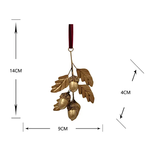 Karaca Home New Year Yılbaşı Pinecone Ağaç Süsü 9x4x14 cm Karaca Home New Year Yılbaşı Pinecone Ağaç Süsü 9x4x14 cm