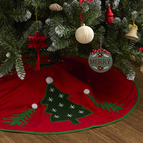 Karaca Home New Year Yılbaşı Ağaç Altı Halısı 122 cm Karaca Home New Year Yılbaşı Ağaç Altı Halısı 122 cm