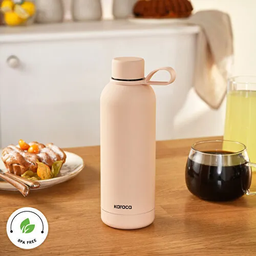 Karaca Aly Soft Touch Çelik Sızdırmaz Termos 500 ml Somon