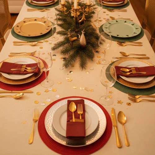 Karaca Home New Year Yılbaşı Karin 2'li Amerikan Servisi Kırmızı 38 cm