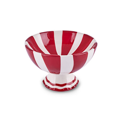 Karaca New Year Yılbaşı Candy Twist Kase 17,5 cm