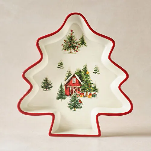 Karaca New Year Yılbaşı Cottage Çerezlik 29 cm