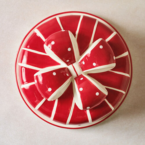 Karaca New Year Yılbaşı Candy Twist Kek Fanusu Karaca New Year Yılbaşı Candy Twist Kek Fanusu