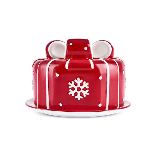 Karaca New Year Yılbaşı Candy Twist Kek Fanusu