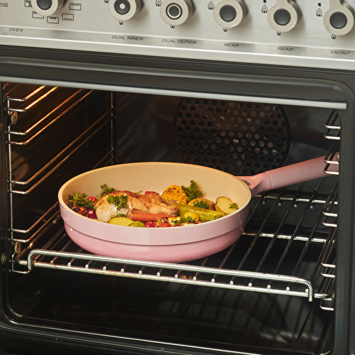 Karaca Swiss Crystal Neocast 7 Parça Döküm Tencere Seti Pembe