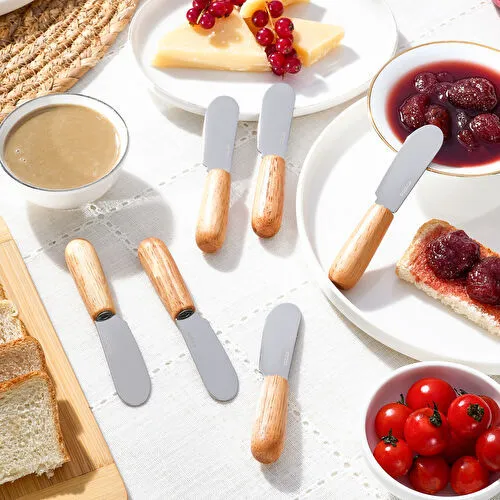 Karaca Break 6 Parça Ahşap Saplı Tereyağı Reçel Çikolata Bıçağı