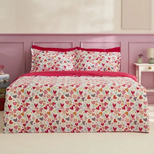 Sarah Anderson Amour Glow Tek Kişilik Nevresim Takımı Multicolour