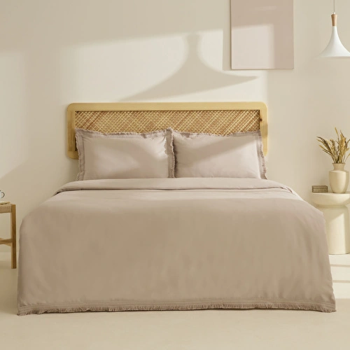 Karaca Home Helios %100 Pamuk Çift Kişilik Nevresim Takımı Taş