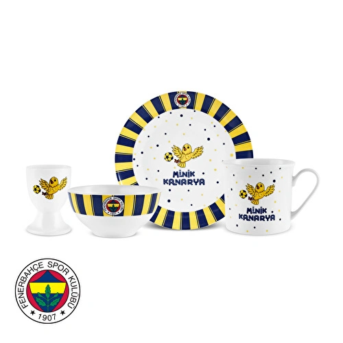 Karaca x Fenerbahçe Lisanslı 4 Parça Mama Takımı