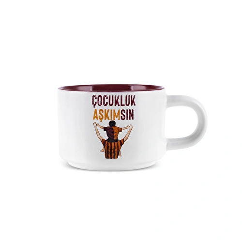 Karaca x Galatasaray 4 Kişilik Standlı Çay Fincan Takımı 180 ml