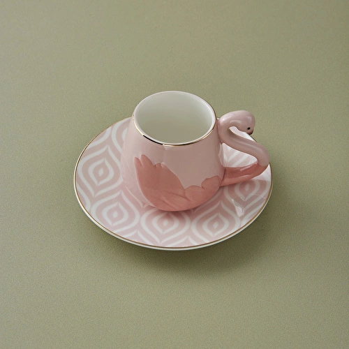 Karaca Flamingo 2 Kişilik Kahve Fincan Takımı 90 ml