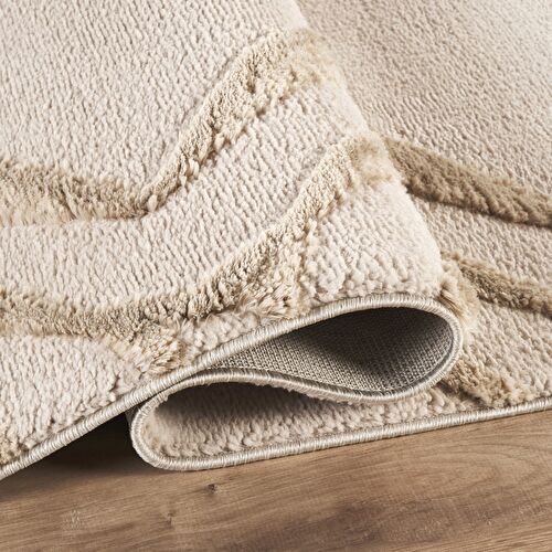 Kaşmir Halı 7/24 Plushy Doha Bej 200x290 cm