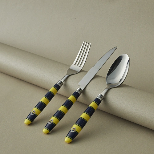 Karaca x Fenerbahçe 18 Parça 6 Kişilik Çatal Kaşık Bıçak Takımı