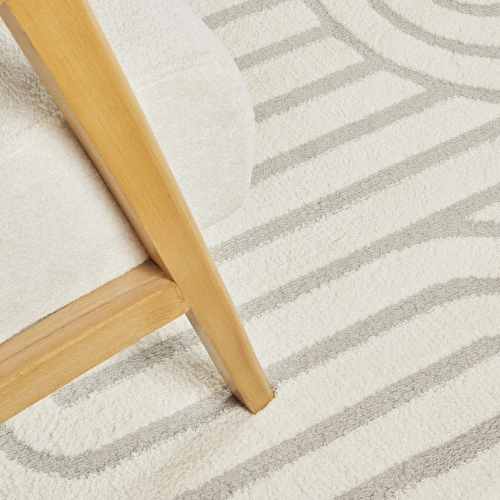 Kaşmir Halı 7/24 Plushy Runa Gray 200x290