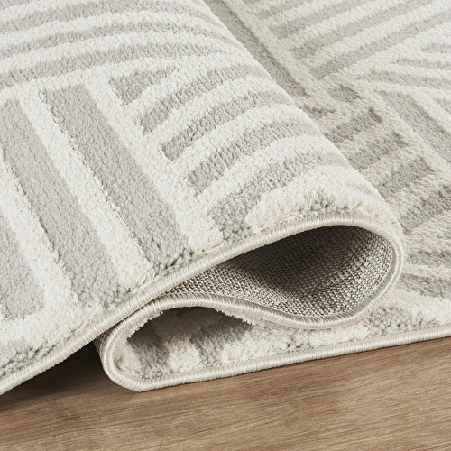 Kaşmir Halı 7/24 Plushy Tova Gray 80x150 cm