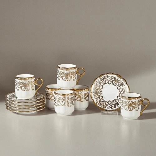 Karaca Cihangir 6 Kişilik Kahve Fincan Takımı 90 ml