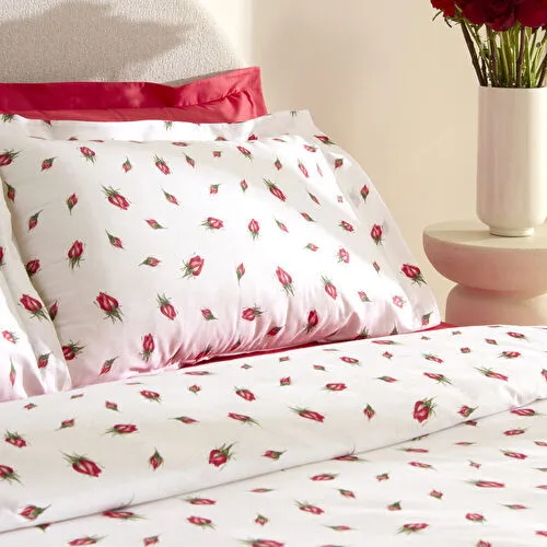 Karaca Home Aurelius %100 Pamuk Çift Kişilik Nevresim Takımı Kırmızı