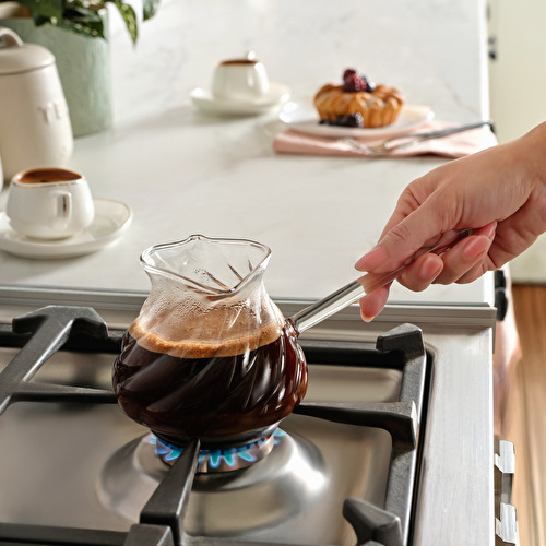 Karaca Lunara Cam Cezve 400 ml Karaca Lunara Cam Cezve 400 ml