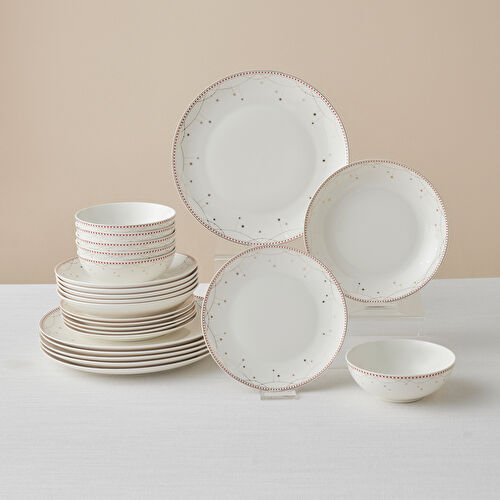 Karaca Elegance Bone Festival 24 Parça 6 Kişilik Yemek Takımı