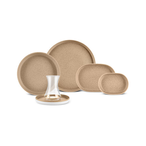 Karaca x Fatih Tutak Earth Collection 26 Parça 6 Kişilik Kahvaltı Seti