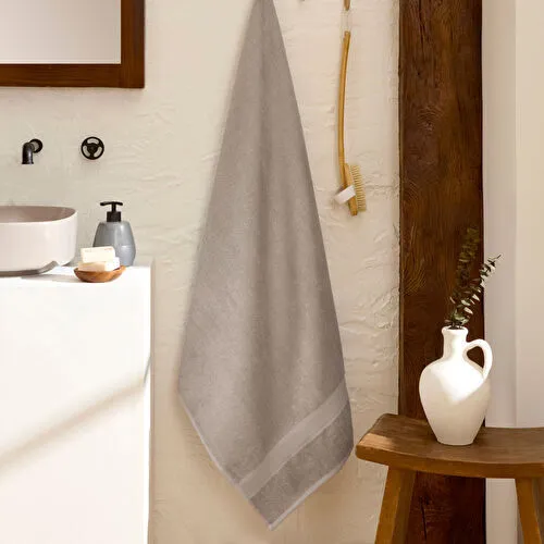 Karaca Home Artisan %100 Pamuk Clove Banyo Havlusu Gri 80x150 cm