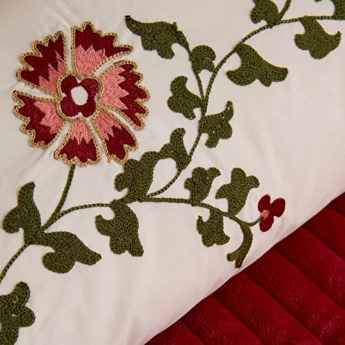 Karaca Home Lorea Çift Kişilik Nakışlı Winter Set