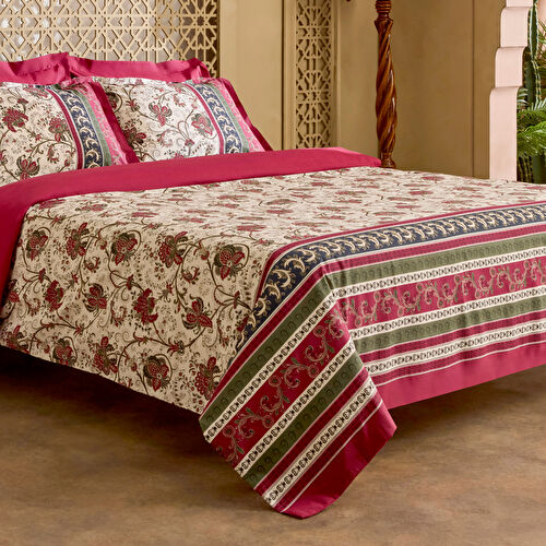 Karaca Home Mırabel Çift Kişilik Nevresım Takımı Bordo