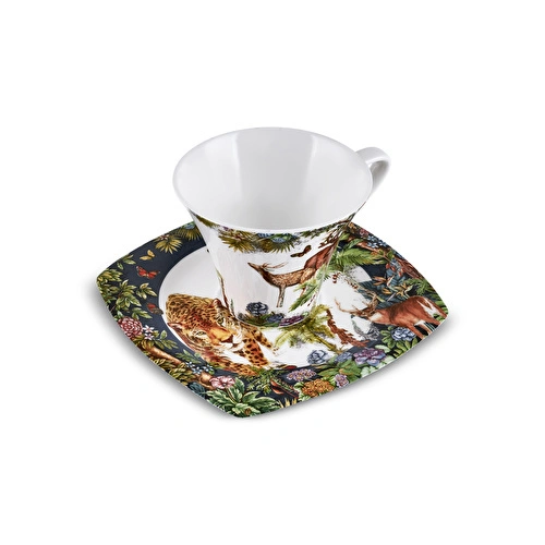 Karaca Fine Pearl Zoo 26 Parça Kahvaltı Seti Kare