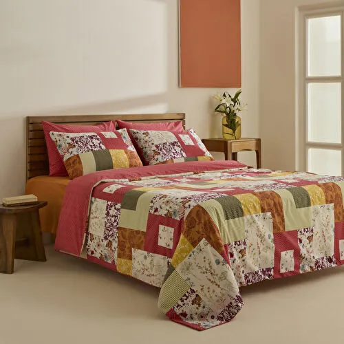 Sarah Anderson Comfora Çift Kişilik Nevresim Takımı Multicolour