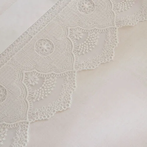 Karaca Home Teora Dantelli Çift Kişilik Nevresım Takımı Beyaz