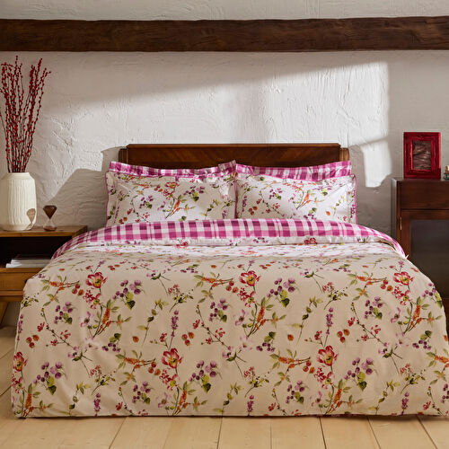 Karaca Home Berry Hills Çift Kişilik Nevresim Takımı Mürdüm